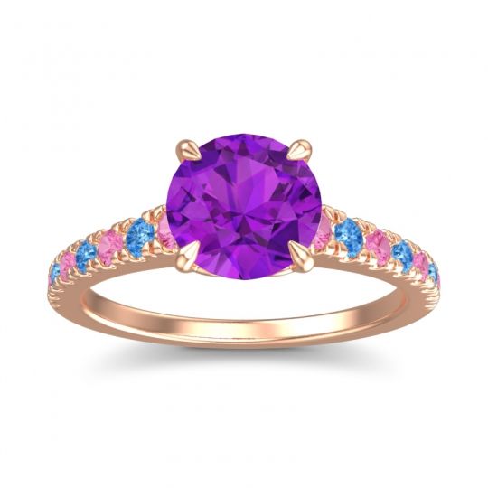 Cathedral Pave Java Ring