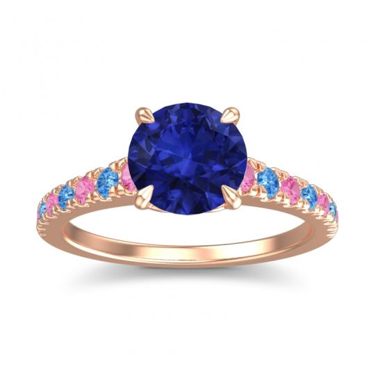 Cathedral Pave Java Ring