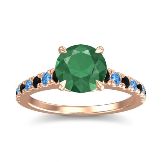 Cathedral Pave Java Ring