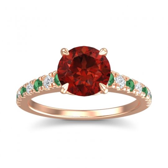 Cathedral Pave Java Ring