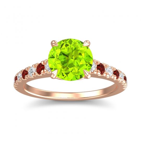 Cathedral Pave Java Ring