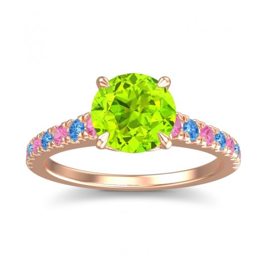 Cathedral Pave Java Ring