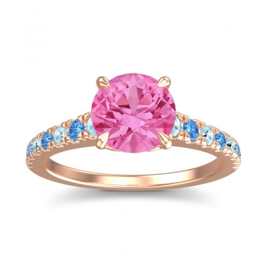 Cathedral Pave Java Ring