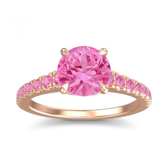 Cathedral Pave Java Ring
