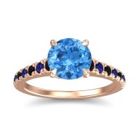 Cathedral Pave Java Ring