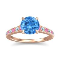 Cathedral Pave Java Ring