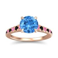 Cathedral Pave Java Ring