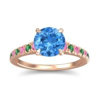 Cathedral Pave Java Ring