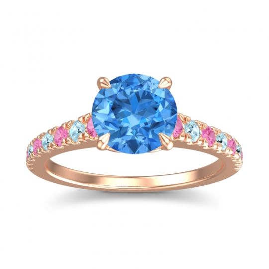 Cathedral Pave Java Ring