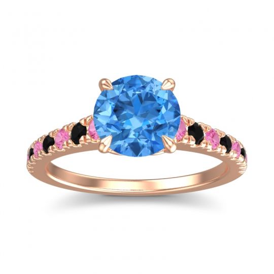 Cathedral Pave Java Ring