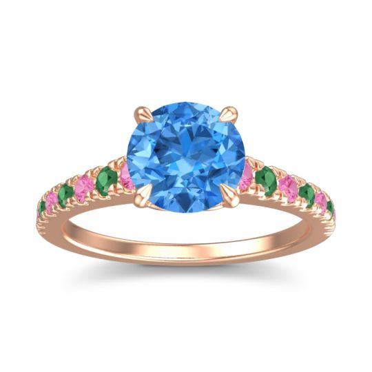 Cathedral Pave Java Ring