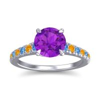 Cathedral Pave Java Ring