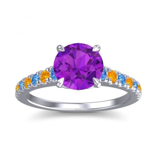 Cathedral Pave Java Ring