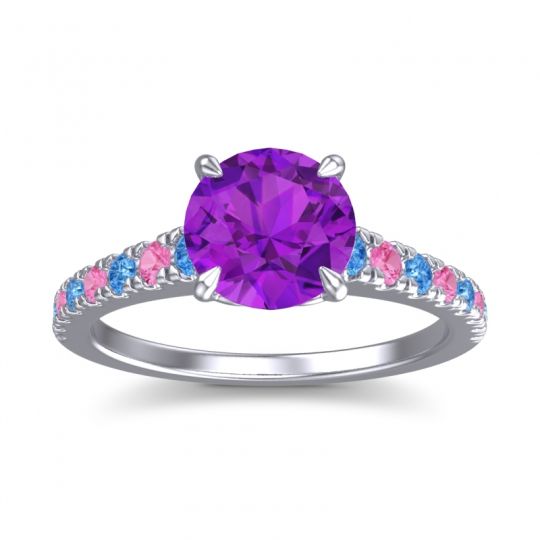 Cathedral Pave Java Ring