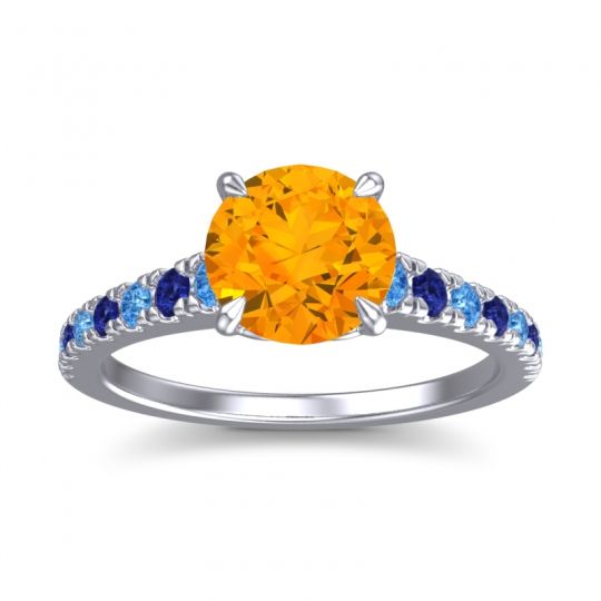 Cathedral Pave Java Ring