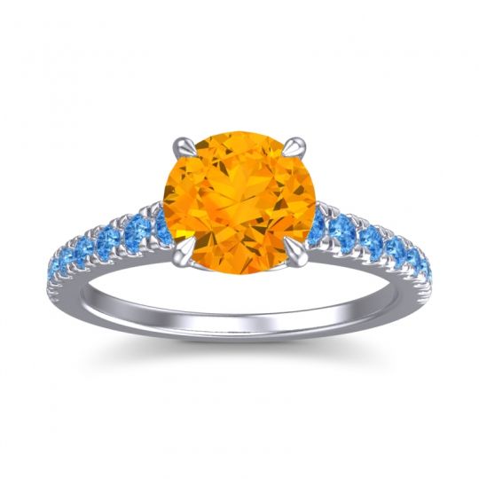 Cathedral Pave Java Ring