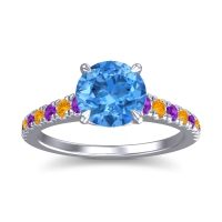 Cathedral Pave Java Ring
