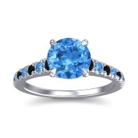 Cathedral Pave Java Ring