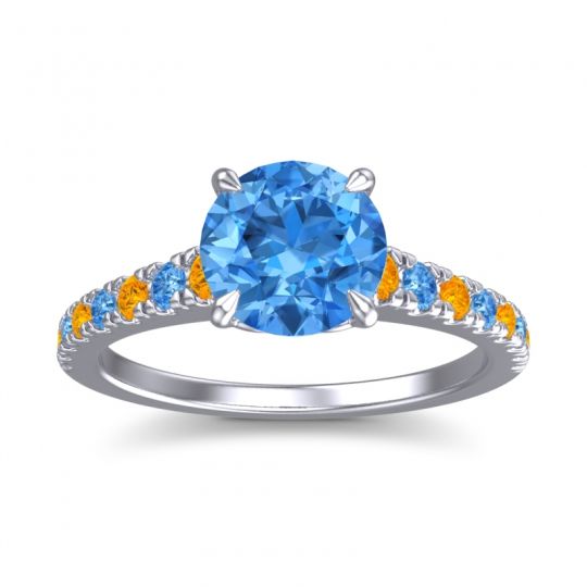 Cathedral Pave Java Ring