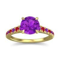 Cathedral Pave Java Ring