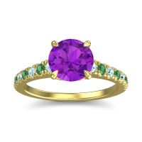 Cathedral Pave Java Ring