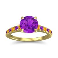 Cathedral Pave Java Ring