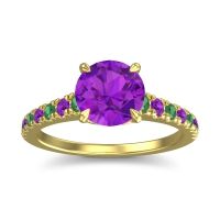 Cathedral Pave Java Ring