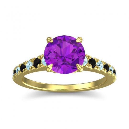 Cathedral Pave Java Ring