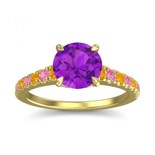 Cathedral Pave Java Ring