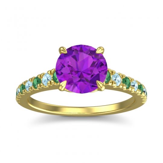 Cathedral Pave Java Ring