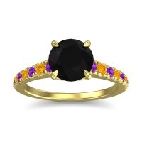 Cathedral Pave Java Ring