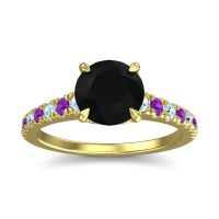 Cathedral Pave Java Ring