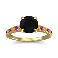 Cathedral Pave Java Ring