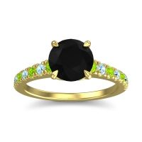 Cathedral Pave Java Ring