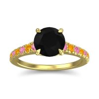 Cathedral Pave Java Ring