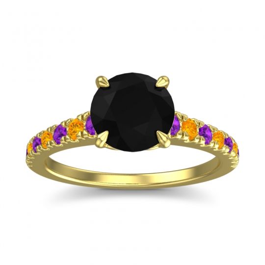 Cathedral Pave Java Ring