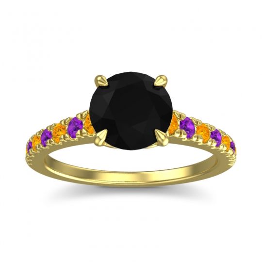 Cathedral Pave Java Ring