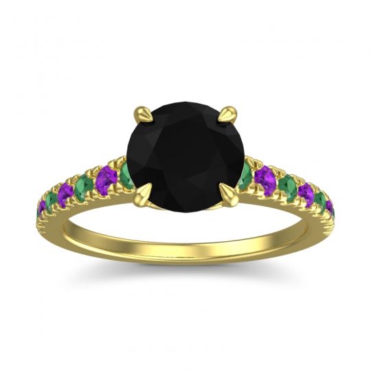 Cathedral Pave Java Ring