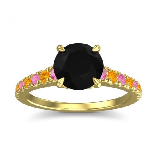 Cathedral Pave Java Ring