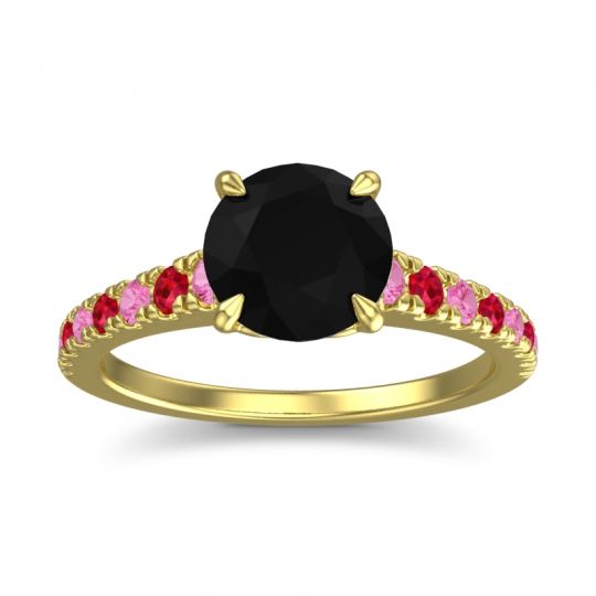 Cathedral Pave Java Ring