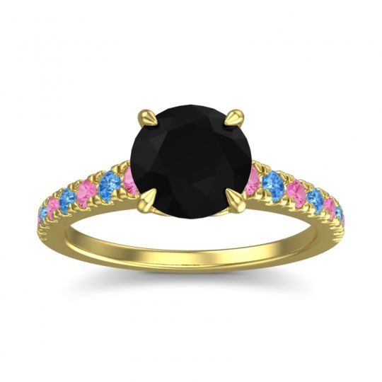 Cathedral Pave Java Ring