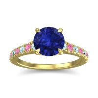 Cathedral Pave Java Ring