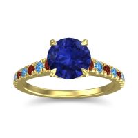 Cathedral Pave Java Ring