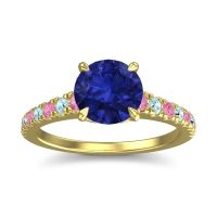 Cathedral Pave Java Ring