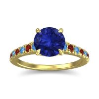 Cathedral Pave Java Ring