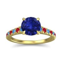 Cathedral Pave Java Ring