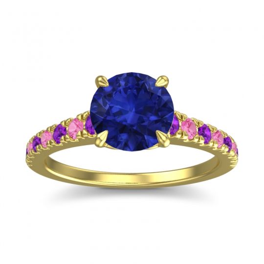 Cathedral Pave Java Ring