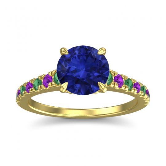 Cathedral Pave Java Ring