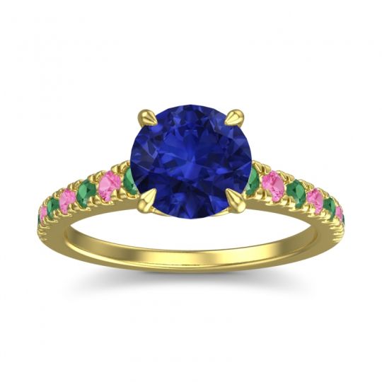 Cathedral Pave Java Ring