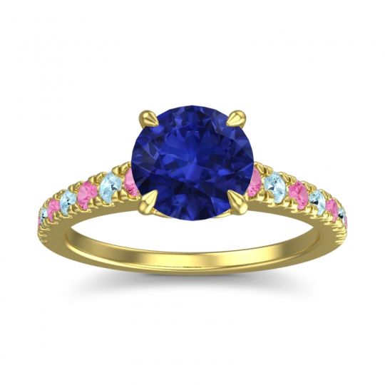 Cathedral Pave Java Ring